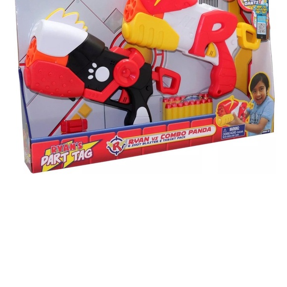 NEW- 2 Dart Barrel Blasters for 1 Low Price! Ryan’s World Foam Dart Blaster Toy - Picture 5 of 5